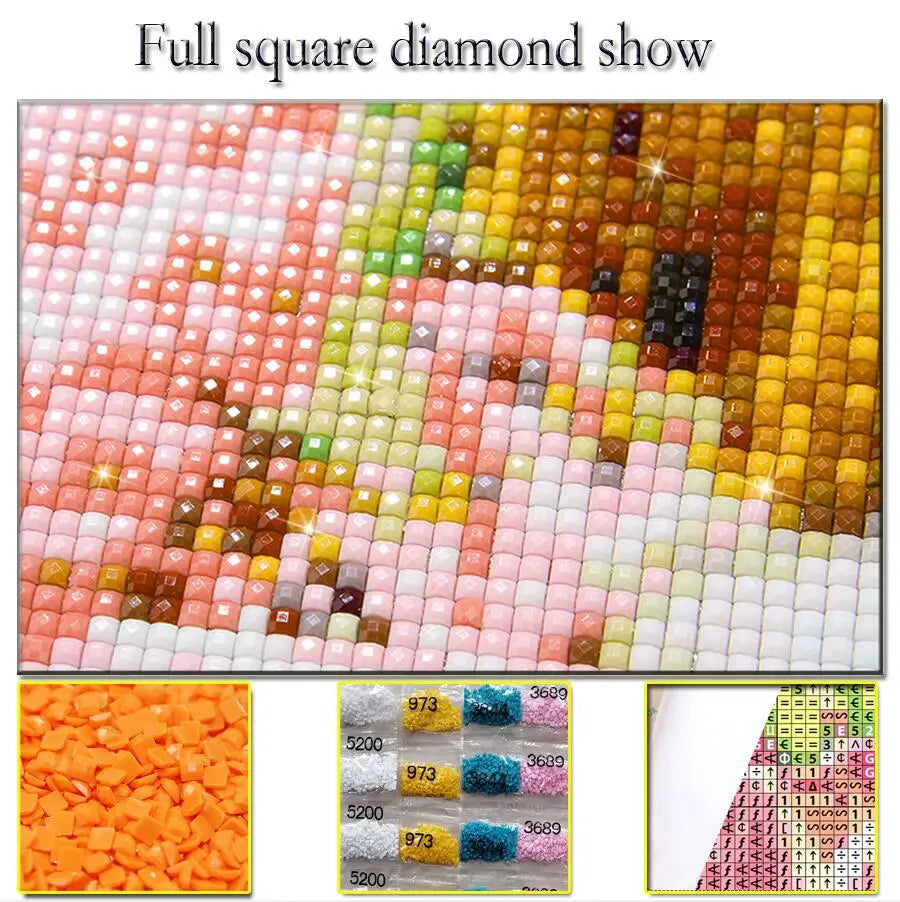 5D DIY Diamond Embroidery Trump Pictures of the White House in the United States Full Kits Diamond Painting Decor For Home