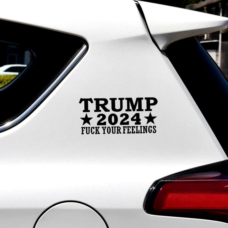 Car Stickers Donald Trump 2024 MAGA Reflective Decoration For Windshield Trunk Fuel Tank Cap Bumper Motorcycle Helmet Laptop C40