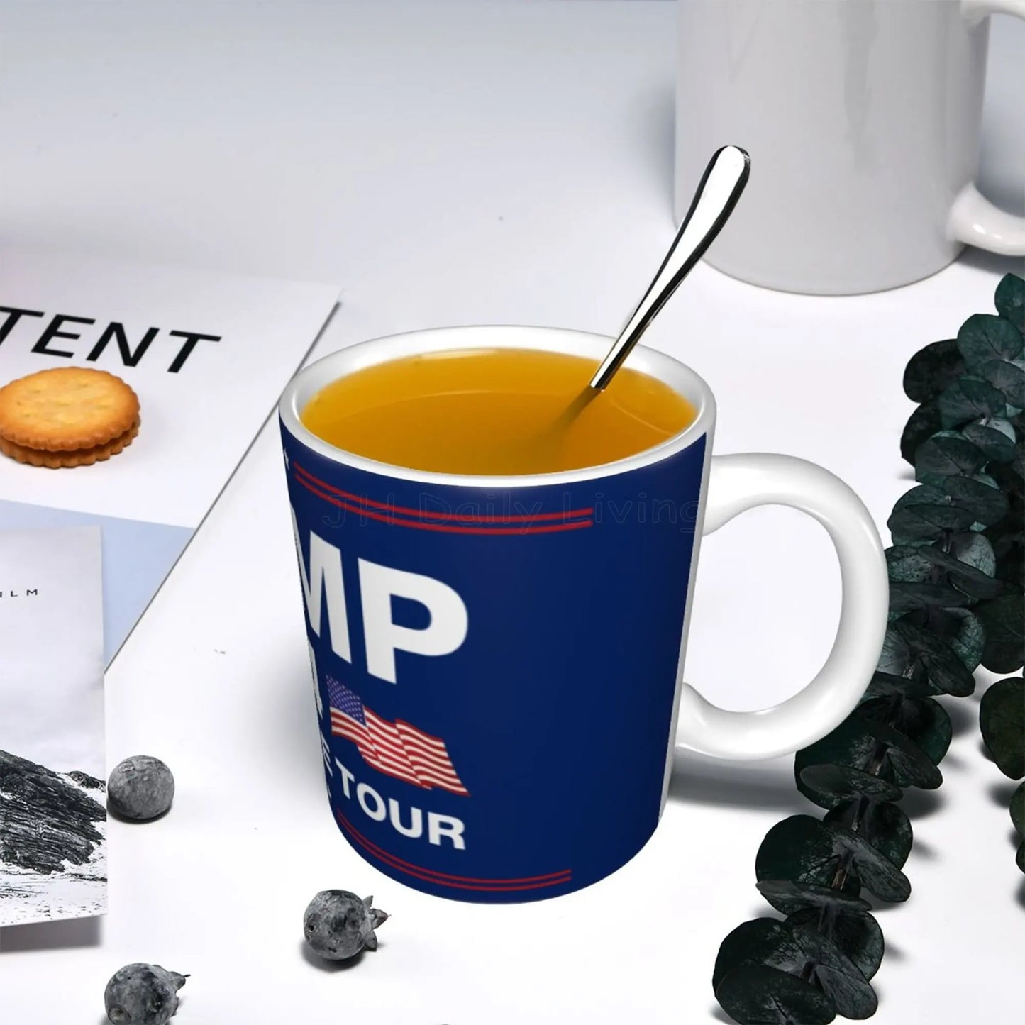 2024 Trump Save America Again Print Coffee Mug White Ceramic Cup 11 Oz Personalized Home Tea Milk Cup Creative Gift