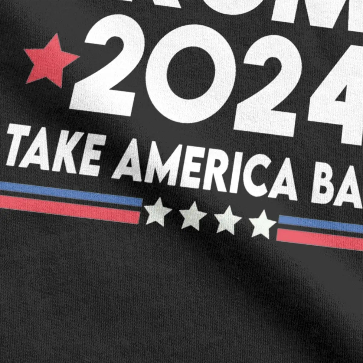 Trump 2024 Make Take America Back Men's T Shirts Funny Tees Short Sleeve Round Neck T-Shirt Pure Cotton Party Tops