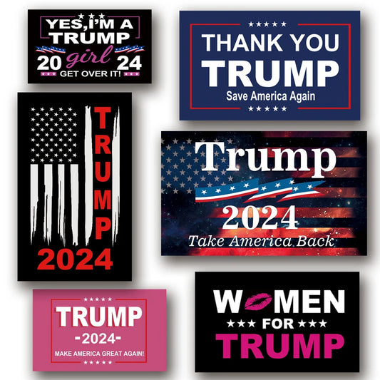 Trump 2024 Flag  Save America Again Take America Back Flag 3x5FT Outdoor Polyester with Canvas Header and 2 Brass Grommets
