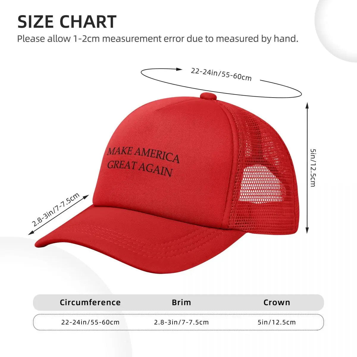 Punk Trump 2024 MAGA Keep America Great Baseball Cap for Women Men Adjustable Trucker Hat Outdoor