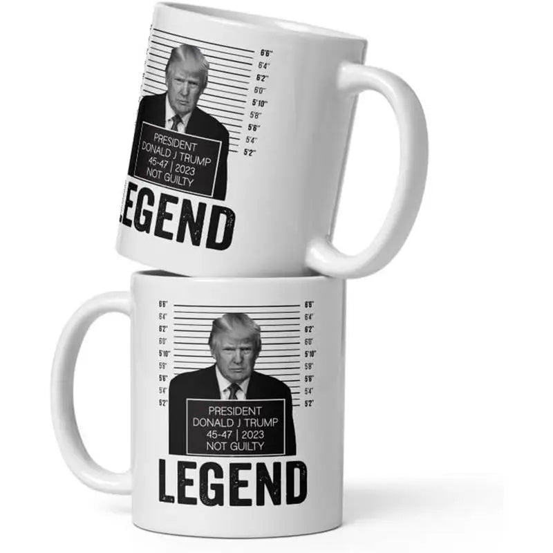 Donald Trump Cup Trump Mugshot Cup Ceramic Coffee Tea Mug Donald Trump 2024 Campaign Mugs Gift Christmas Drinkware Handgrip