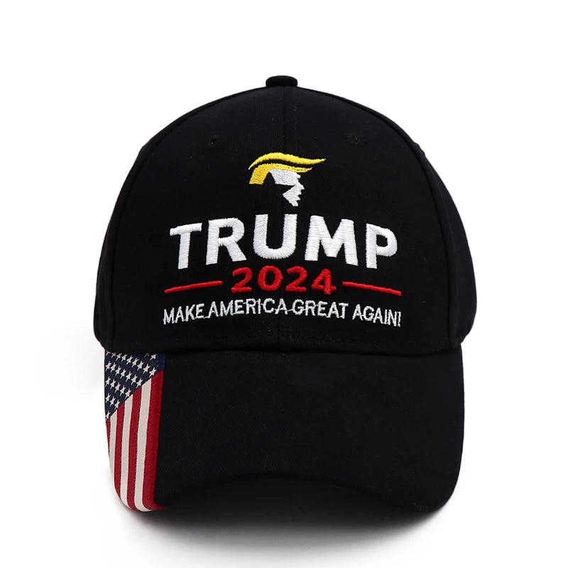 Trump 2024 American Presidential Hat Make America Great Again Hat Donald Trump Republican Hat Cap MAGA Embroidered