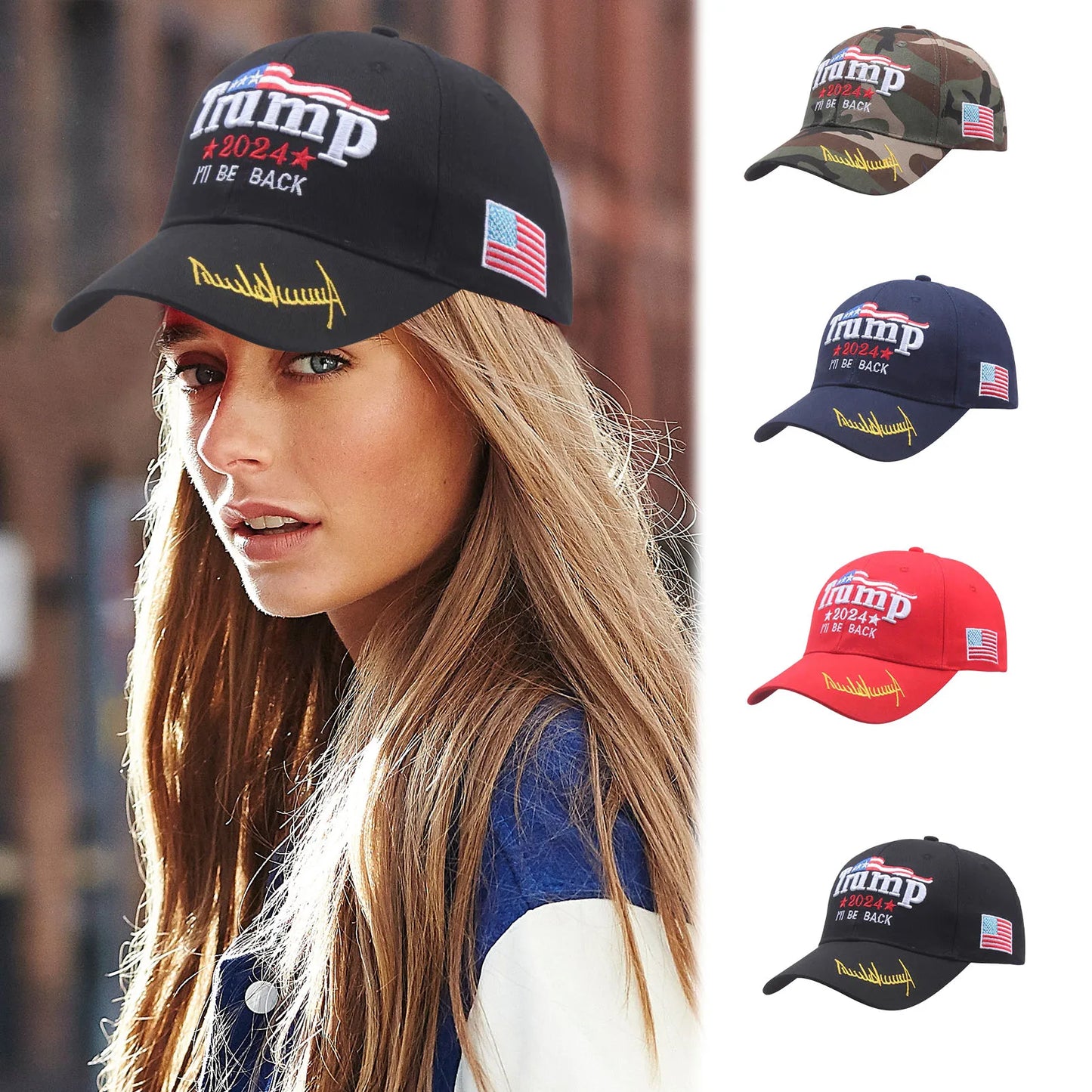 Trump Hat 2024 Keep America Great Camo Hat For Men Women Gorras Caps Baseball Caps Sun Protection Casquette Hat Outdoor