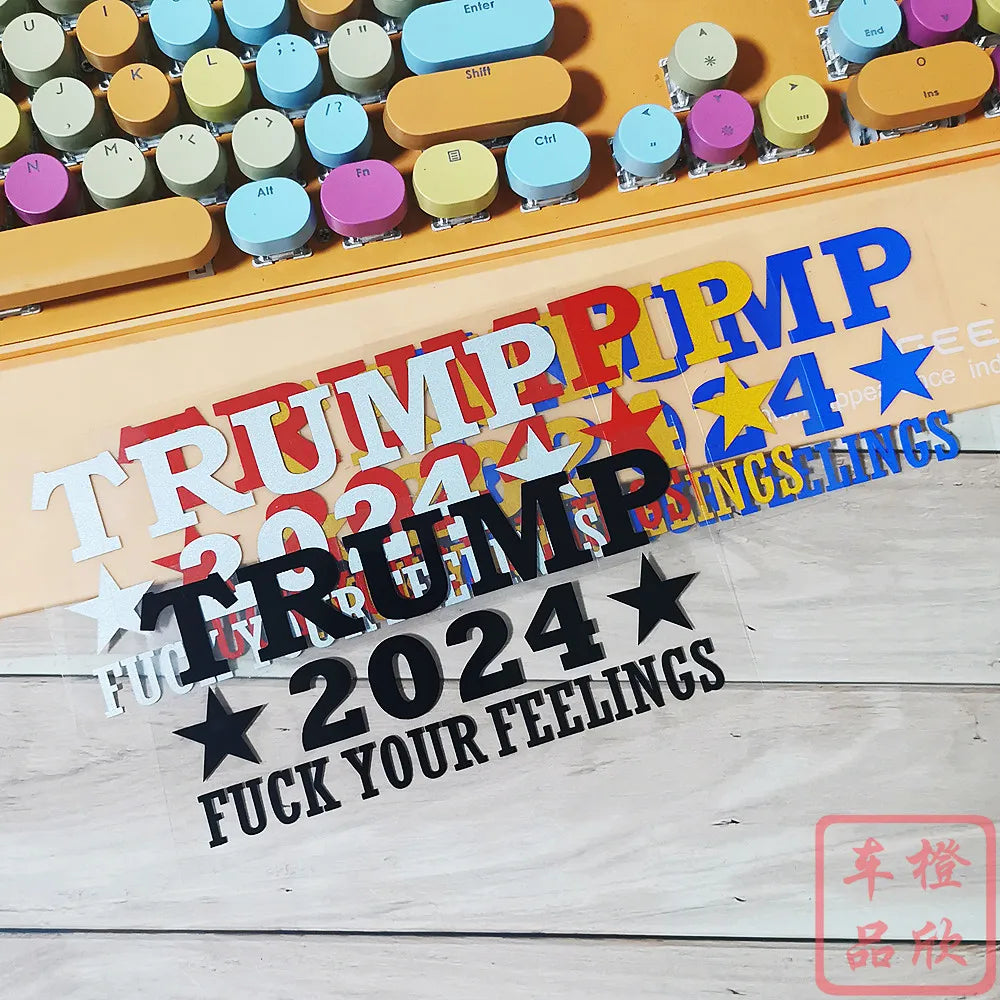 Car Stickers Donald Trump 2024 MAGA Reflective Decoration For Windshield Trunk Fuel Tank Cap Bumper Motorcycle Helmet Laptop C40