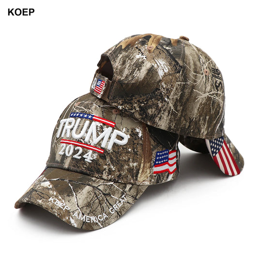 KOEP New Donald Trump 2024 Baseball Caps Snapback President Hat 3D Embroidery KEEP AMERICA GREAT Wholesale Drop Shipping Hats T2