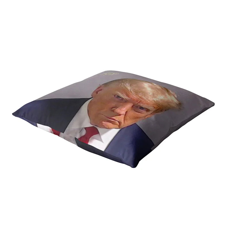 Aertemisi 18'' x 18'' President Donald J. Trump Fulton County Square Throw Pillow Cushion Covers Cases Pillowcases 45cm x 45cm