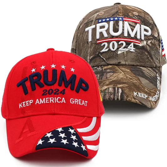 Trump 2024 American Presidential Hat Make America Great Again Hat Donald Trump Republican Hat Cap 3D MAGA Embroidered Cap