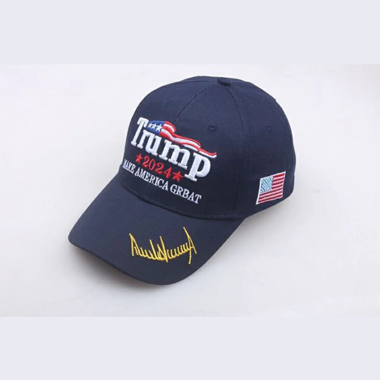 Stylish Donald Trump 2024 Cap USA Baseball Caps Keep America Great Rebound President Hat Embroidery Fashion Unisex Sunshade Hat
