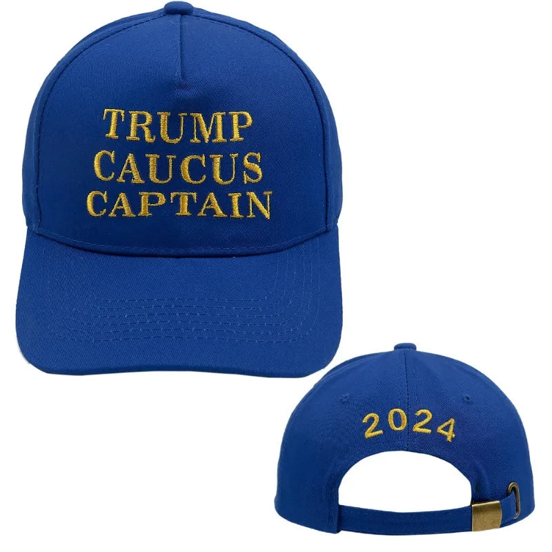United States 2024 Trump Election Baseball Caps Men Embroidered Letter Duck Tongue Advertising Hat Speech President Hat Unisex