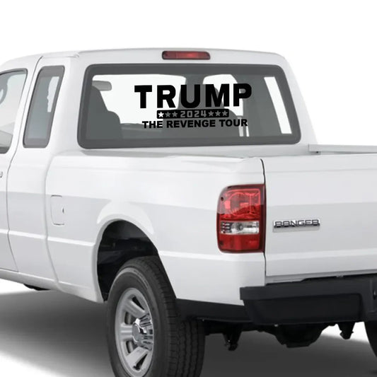 Car Trump 2024 THE REVENGE TOUR Stickers USA Pickup Truck Window Door Side Decor Decal Motor Vinyl Decoration Auto Accessories