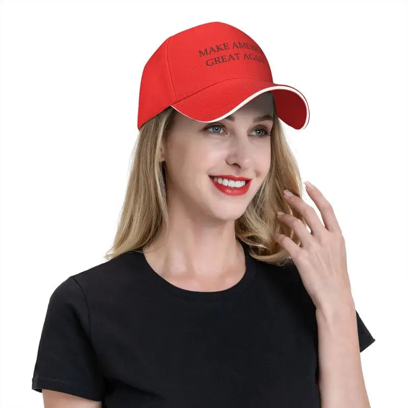 Custom Trump 2024 MAGA Keep America Great Baseball Cap for Men Women Adjustable Dad Hat Streetwear