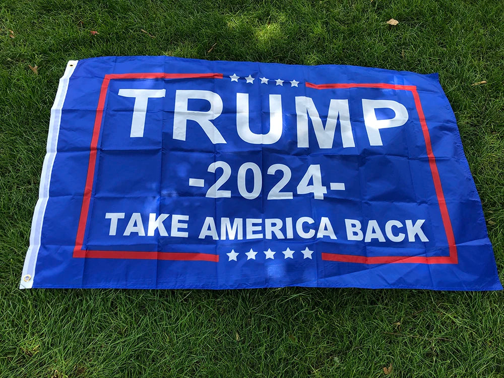 SKY FLAG Trump 2024 Flag 90x150cm Donald Trump Flag Keep America Great Donald For President USA， Take America Back Trump Flag
