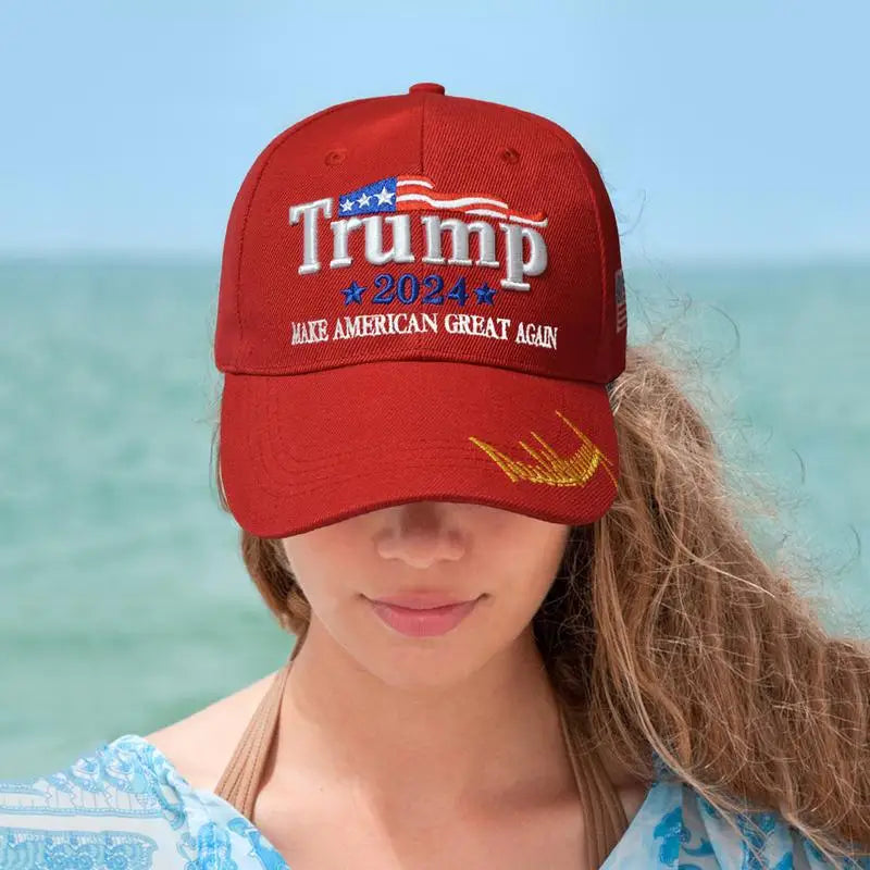 Trump 2024 Hat Trump 2024 Keep America Great Hat Baseball Cap With US Flag Keep America Great Campaign Embroidered Hat