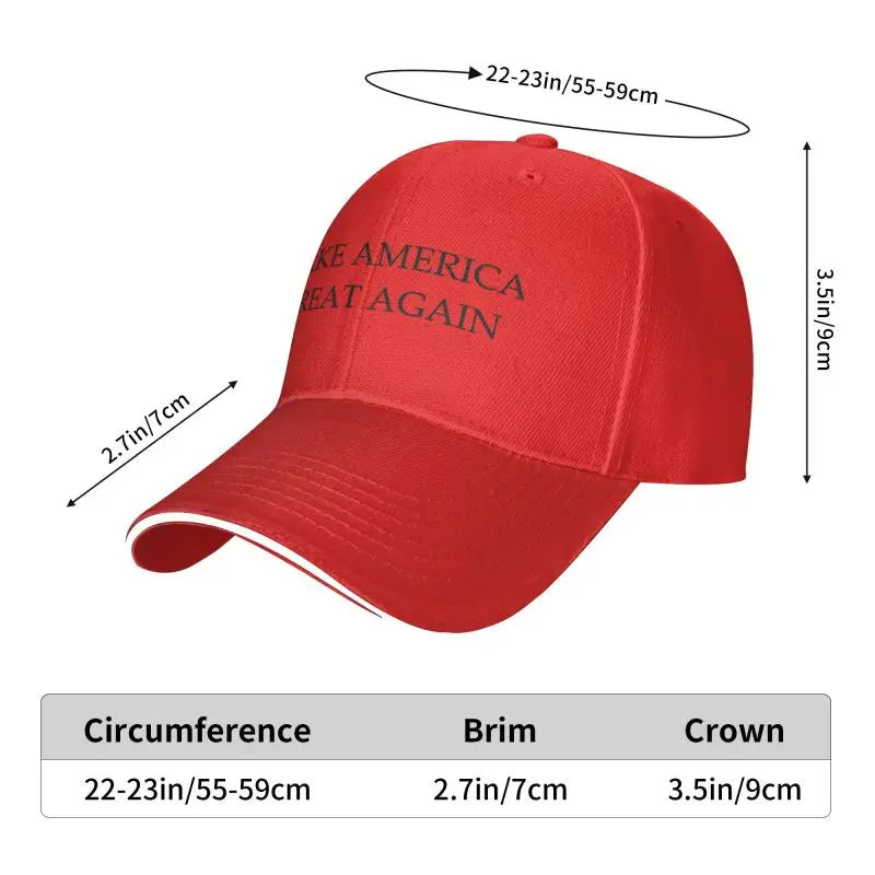 Custom Trump 2024 MAGA Keep America Great Baseball Cap for Men Women Adjustable Dad Hat Streetwear