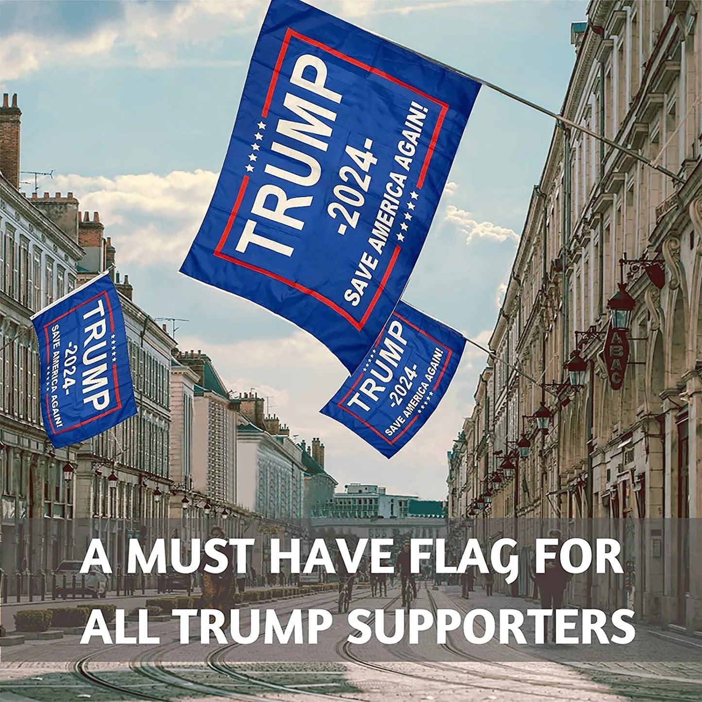 150*90cm 2024 Trump President USA Flag Take America Back Save America Again Keep US Great No More Bullshit Banner