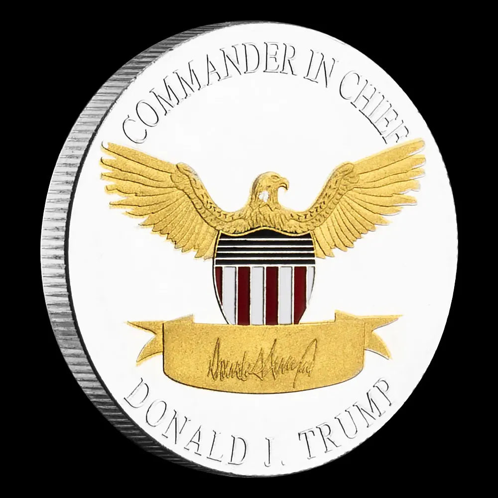 New Trump 2024 The Revenge Tour Collectible Gold Plated Coin United States President Commemorative Coin