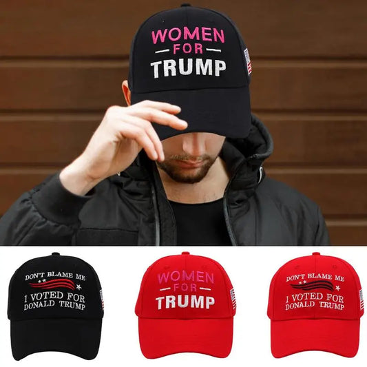 Donald Trump Hats 2024 | Donald Trump 2024 Hat | I Voted for Donald Trump Embroidery Adjustable Baseball Cap for Men Women